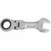 GearWrench 9570 7 Pc. 72-Tooth 12 Point Stubby Flex Head Ratcheting Combination SAE Wrench Set - 3