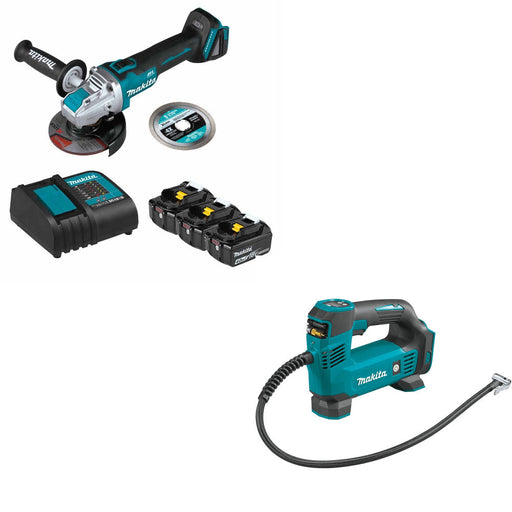 Makita BL1840BSCX3 18V LXT Starter Pack W/ FREE DMP180ZX 18V LXT Inflator, Bare