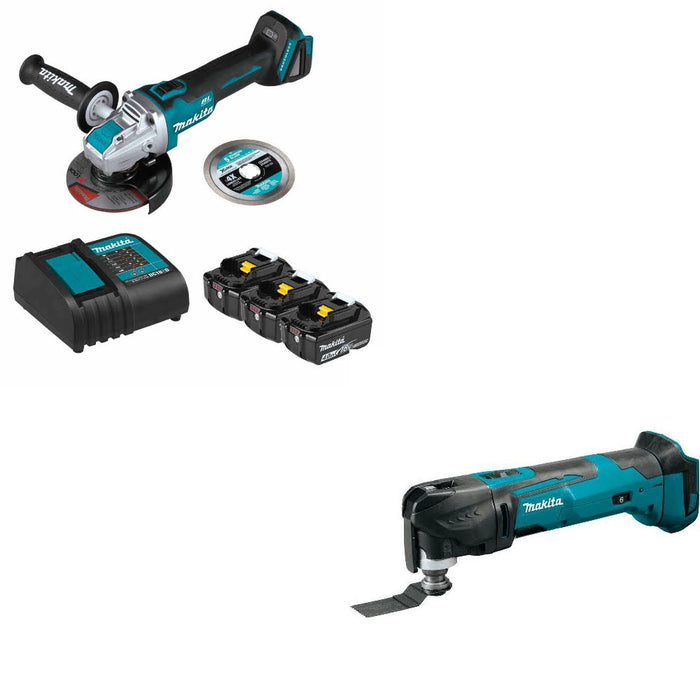 Makita BL1840BSCX3 18V LXT Li-Ion Starter Pack W/ FREE XMT03Z 18V LXT Multi-Tool