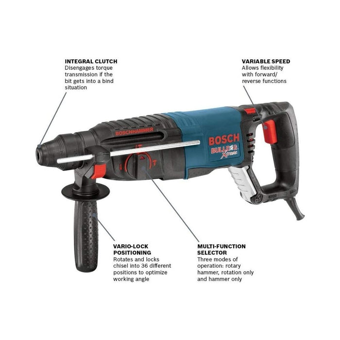 Bosch 11255VSR Bosch BULLDOG Xtreme 1" SDS-Plus Rotary Hammer - 2