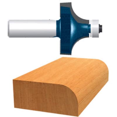 Bosch 85294M 1" Diameter 35/64" Cut Carbide Tipped Roundover Router Bit