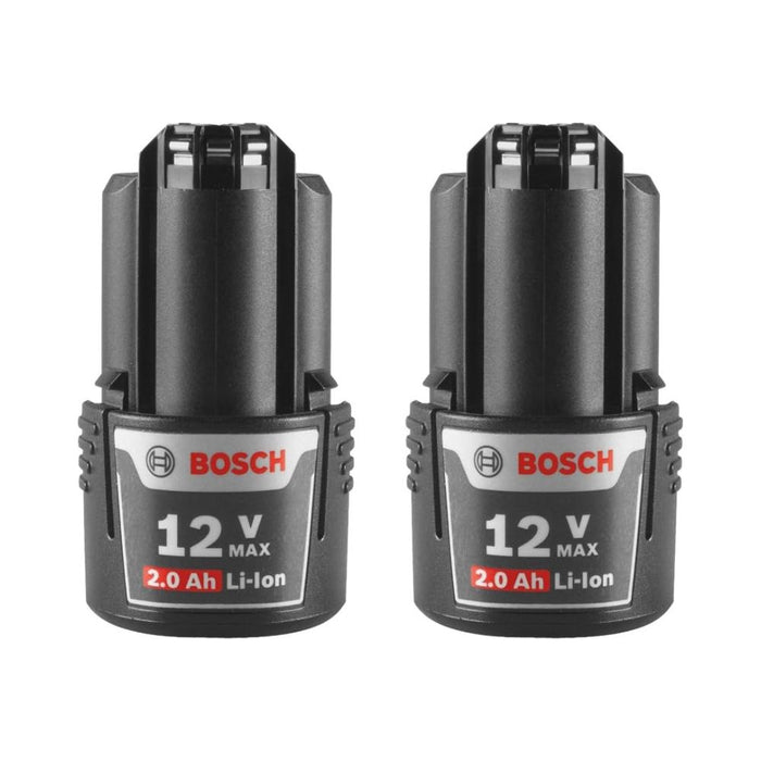 Bosch BAT414-2PK 12V Max Lithium-Ion 2.0 Ah Battery, 2-Pack - 3