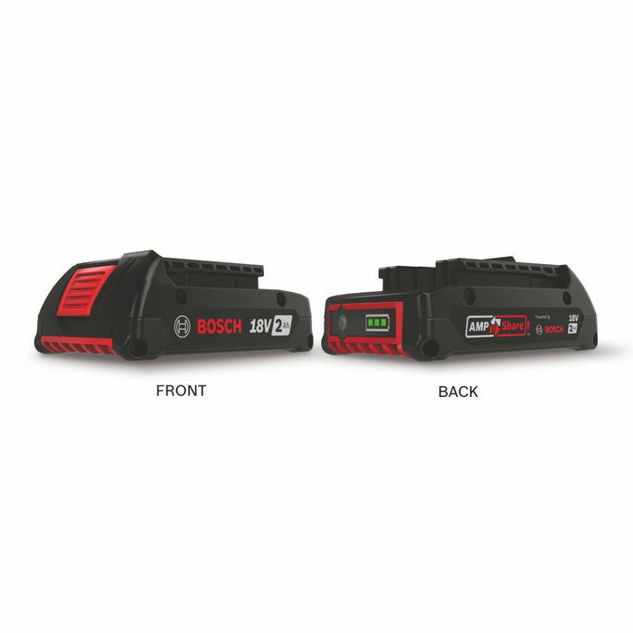 Bosch BAT612-2PK 18V Lithium-Ion 2 Ah Standard Power Batteries, 2-Pack - 3