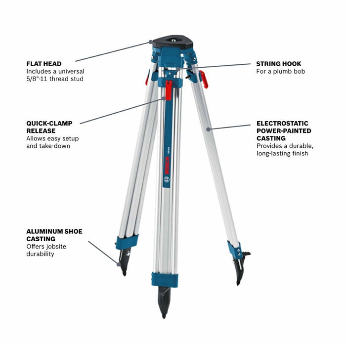 Bosch BT160 BT160 Standard Tripod for Rotary Laser - 2