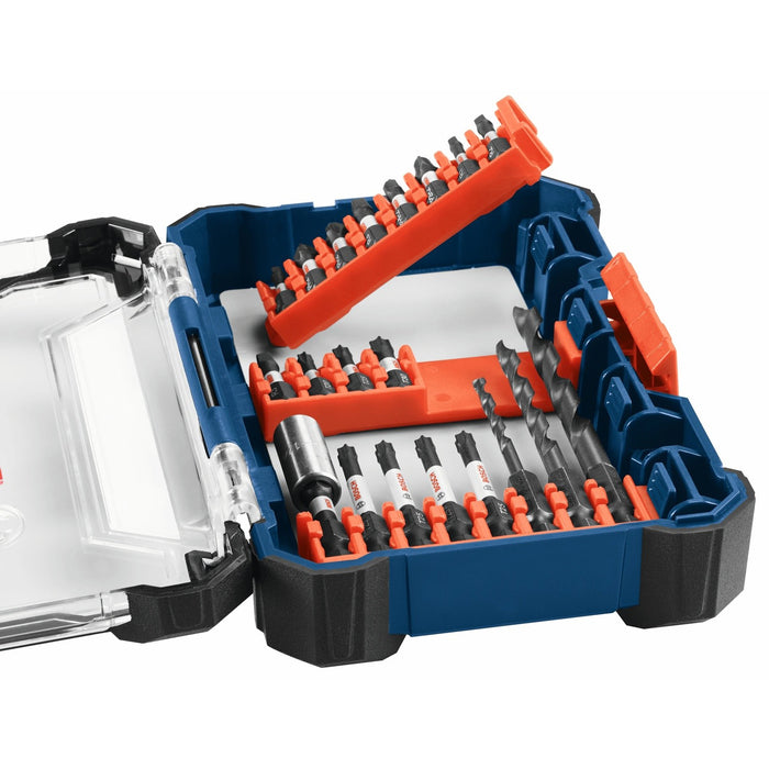 Bosch CCSDDV08 Impact Tough Black Oxide Drill and Drive Bit Set with Custom Case System Clip (8 Pack) - 3