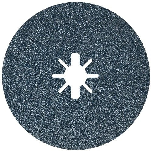 Bosch FBX4560 4-1/2" 60 Grit X-LOCK Medium Abrasive Fiber Discs for Metal Finishing (25 Pack) - 2