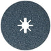 Bosch FBX5100 5" 100 Grit X LOCK Fine Abrasive Fiber Discs for Metal Finishing (25 Pack) - 2