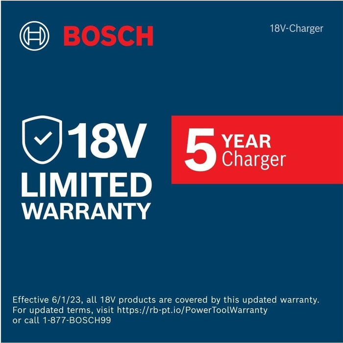 Bosch GAX1218V-30 18V/12V Dual-Bay Lithium-Ion Battery Charger - 5
