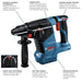 Bosch GBH18V-24CN 18V Brushless Connected SDS-plus Bulldog 1" Rotary Hammer (Bare Tool) - 2