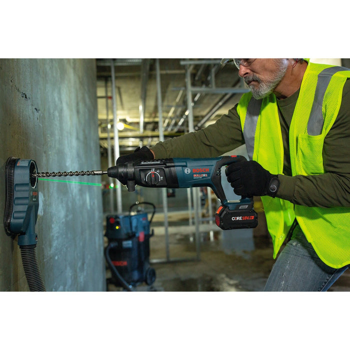 Bosch GBH18V-26DK24 18V EC Brushless SDS-plus Bulldog 1" Rotary Hammer Kit - 3