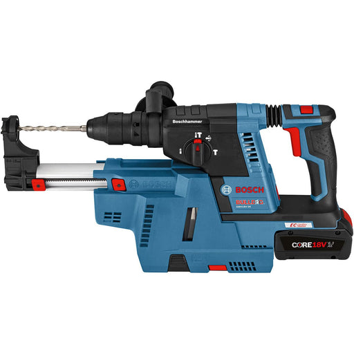 Bosch GBH18V-26K24AGDE 18V EC Brushless 1" SDS-Plus Bulldog Rotary Hammer Kit - 2