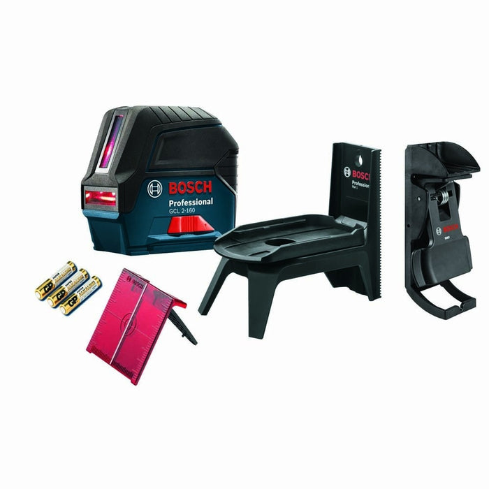 Bosch GCL 2-160 Self-Leveling Cross-Line Laser with Plumb Points - 3