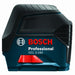 Bosch GCL 2-160 Self-Leveling Cross-Line Laser with Plumb Points - 4