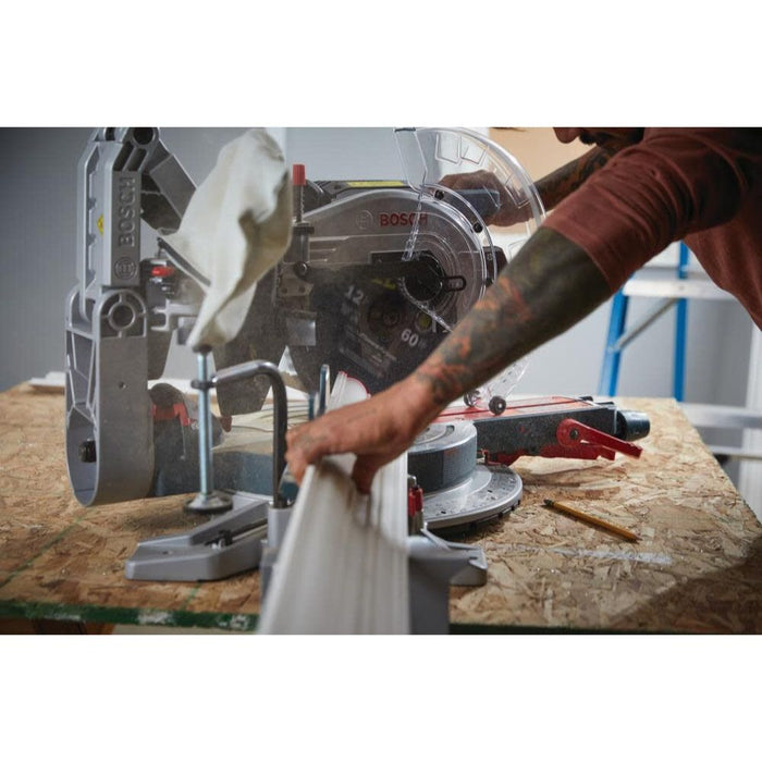 Bosch GCM18V-12GDCN PROFACTOR 18V 12 In. Dual-Bevel Glide Miter Saw (Bare Tool) - 15