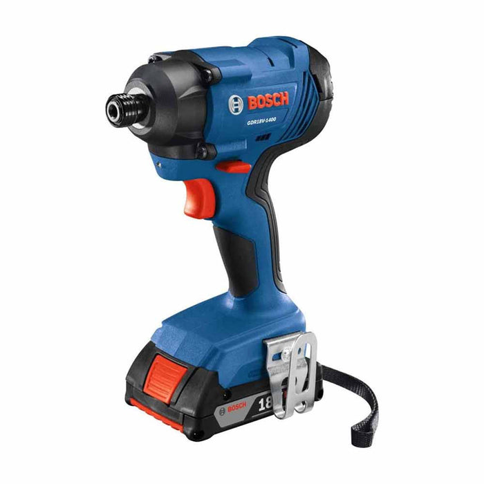 Bosch GDR18V-1400B12 18V 1/4 In. Hex Impact Driver w/ (1) 2.0 Ah Slimpack Battery - 3