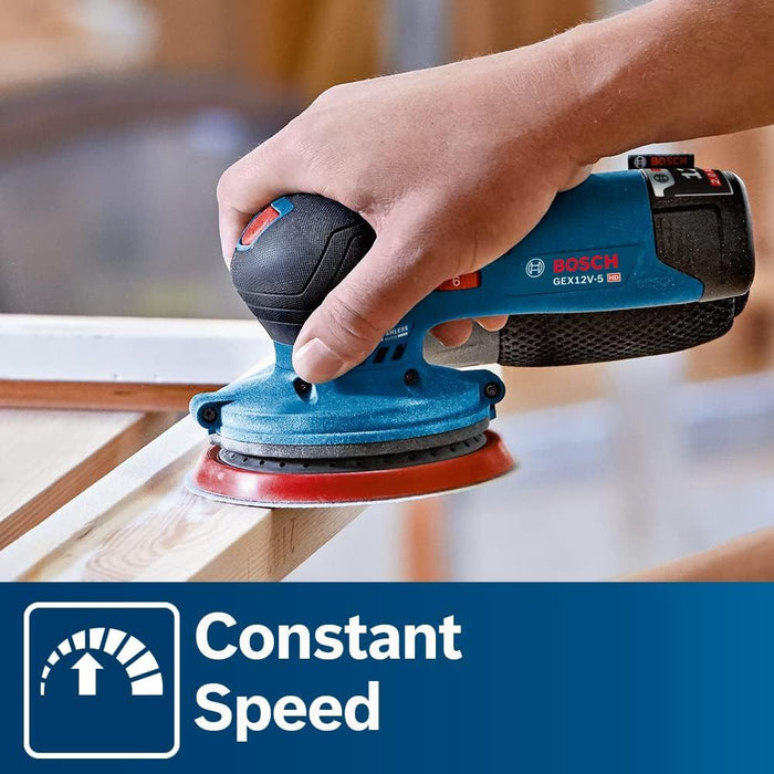 Bosch GEX12V-5N 12V Max Brushless 5 In. Random Orbit Sander (Bare Tool) - 10