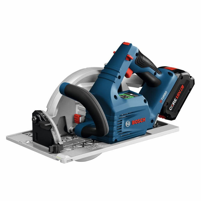 Bosch GKS18V-25GCB14 PROFACTOR 18V Connected-Ready 7-1/4 In. Circular Saw Kit with Track Compatibility and (1) CORE18V 8 Ah High Power Battery - 4