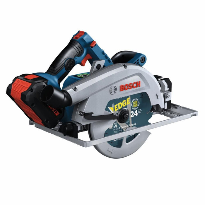 Bosch GKS18V-25GCB14 PROFACTOR 18V Connected-Ready 7-1/4 In. Circular Saw Kit with Track Compatibility and (1) CORE18V 8 Ah High Power Battery - 6