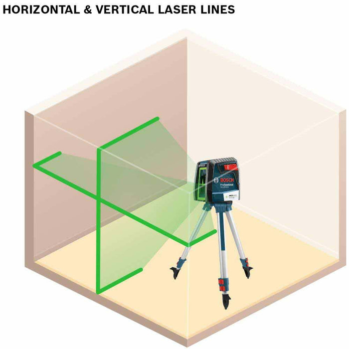 Bosch GLL40-20G Green-Beam Self-Leveling Cross-Line Laser - 9