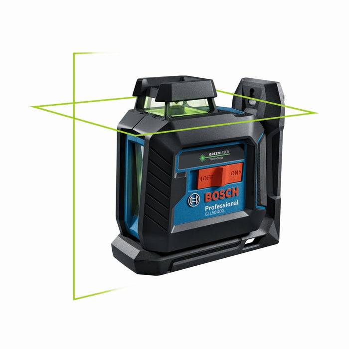 Bosch GLL50-40G Green-Beam Self-Leveling 360° Cross-Line Laser