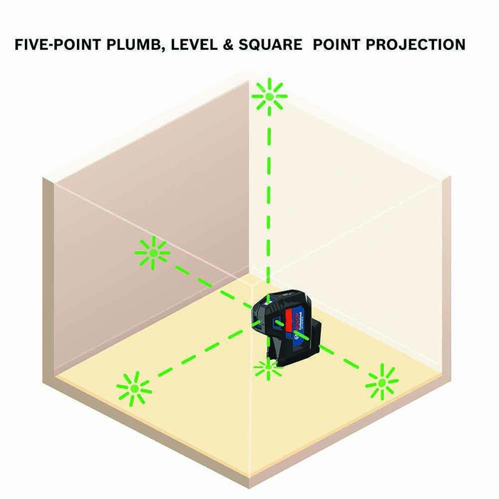 Bosch GPL100-50G 5-Point Laser Level Retail G - 13
