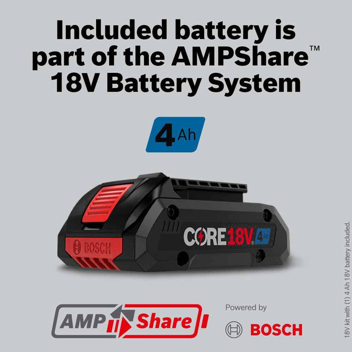 Bosch GRL4000-90CHVGK 18V REVOLVE4000 Connected Green-Beam Self-Leveling Horizontal/Vertical Rotary Laser Kit with (1) CORE18V 4 Ah Advanced Power Battery - 13