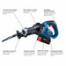 Bosch GSA18V-125K14A 18V Brushless 1-1/4" Stroke Multi-Grip Reciprocating Saw Kit with 8 Ah Battery and Charger