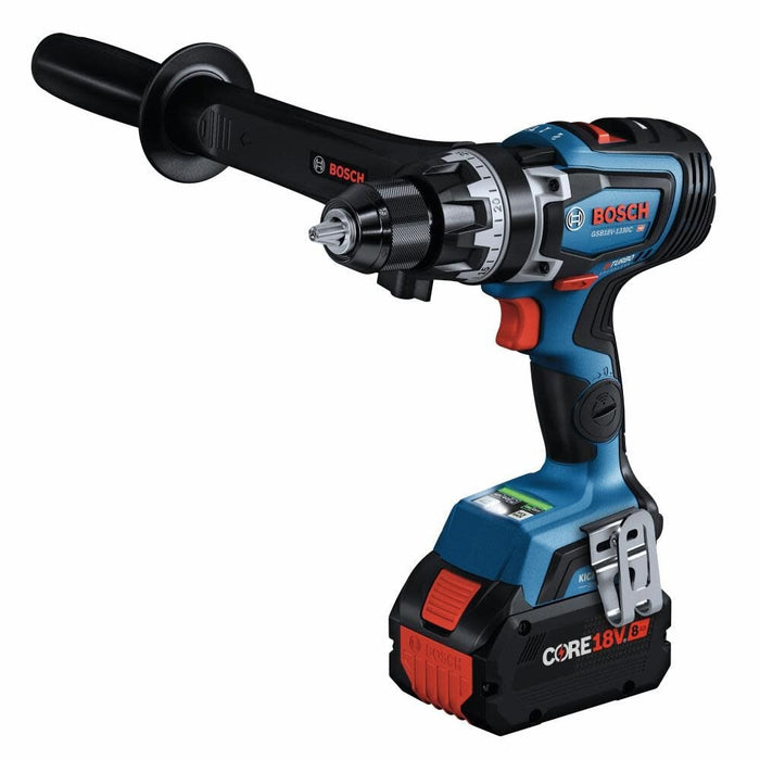 Bosch GSB18V-1330CB14 PROFACTOR 18V Connected-Ready 1/2" Hammer Drill/Driver Kit with (1) CORE18V 8 Ah High Power Battery - 5