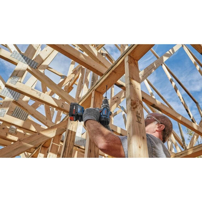 Bosch GSB18V-1330CB14 PROFACTOR 18V Connected-Ready 1/2" Hammer Drill/Driver Kit with (1) CORE18V 8 Ah High Power Battery - 17