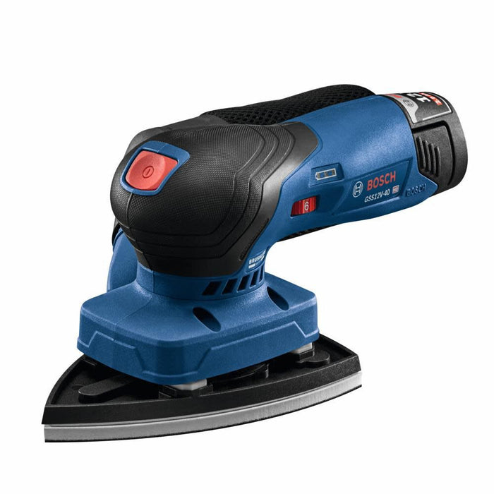 Bosch GSS12V-40N 12V Max Brushless Sheet Orbital Finishing Sander (Bare Tool) - 11