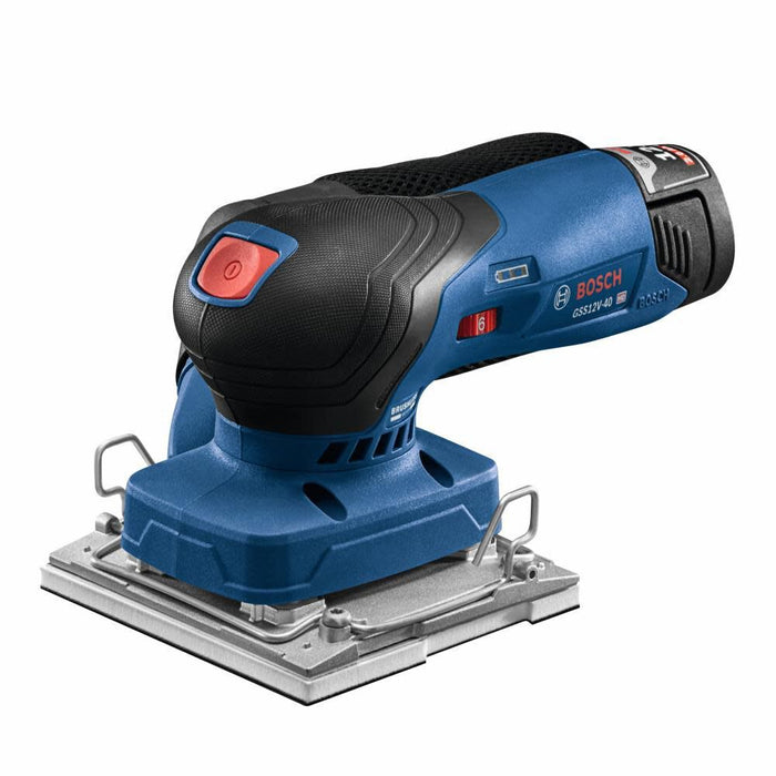 Bosch GSS12V-40N 12V Max Brushless Sheet Orbital Finishing Sander (Bare Tool) - 12