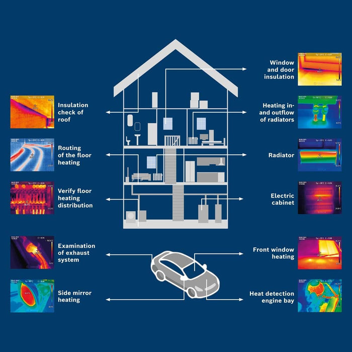 Bosch GTC400C 12V Max Connected Thermal Camera - 14