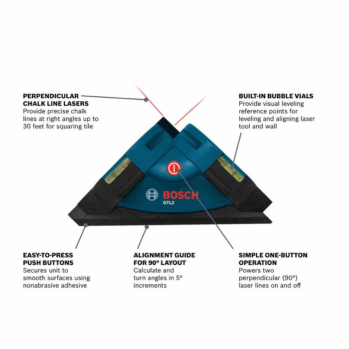 Bosch GTL2 Laser Level and Square - 2