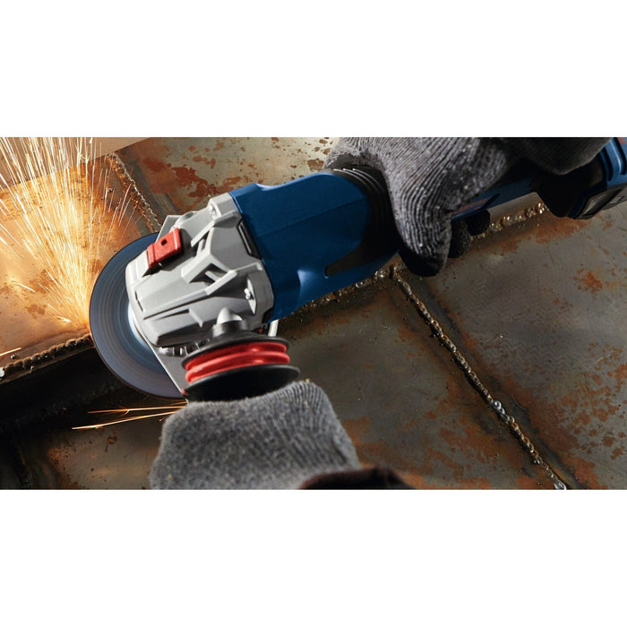 Bosch GWS18V-13PB14 18V 5 - 6" Angle Grinder Kit with No Lock-On Paddle Switch and 8 Ah Battery - 4