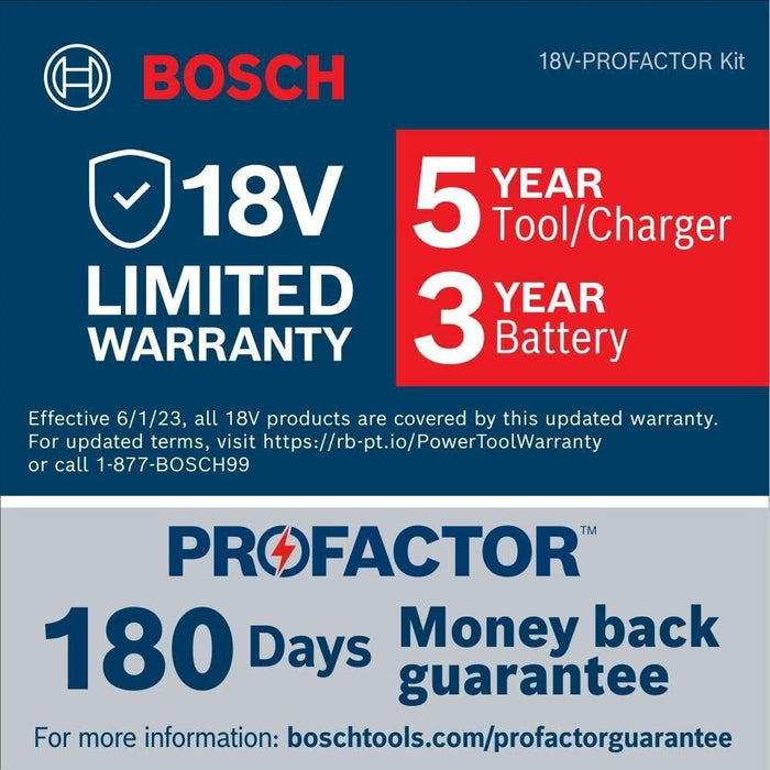 Bosch GWS18V-13PB14 18V 5 - 6" Angle Grinder Kit with No Lock-On Paddle Switch and 8 Ah Battery - 9