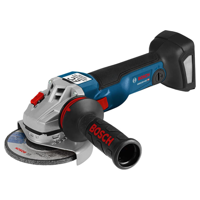 Bosch GWS18V-45CN 18V EC Brushless Connected - Ready 4.5" Angle Grinder