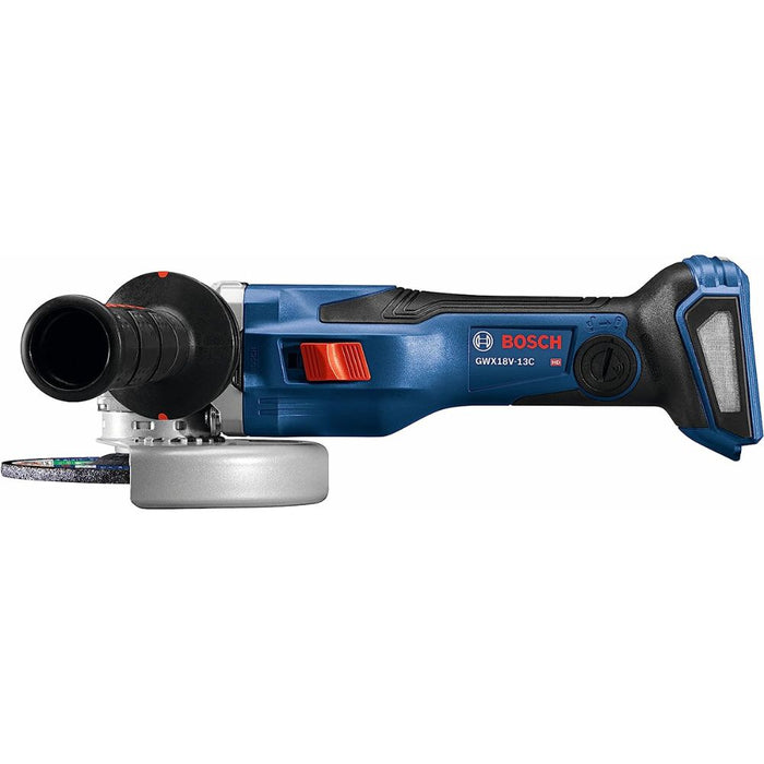 Bosch GWX18V-13CN 18V PROFACTOR 5" - 6" Connected Ready X-LOCK Angle Grinder (Bare Tool) - 4