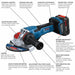 Bosch GWX18V-13PB14 PROFACTOR 18V X-LOCK 5 – 6 In. Angle Grinder with Paddle Switch and (1) CORE18V 8.0 Ah High Power Battery - 2