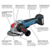 Bosch GWX18V-50PCN 4-1/2"-5" 18V X-Lock Angle Grinder with No Lock-on Paddle Switch, Bare - 5