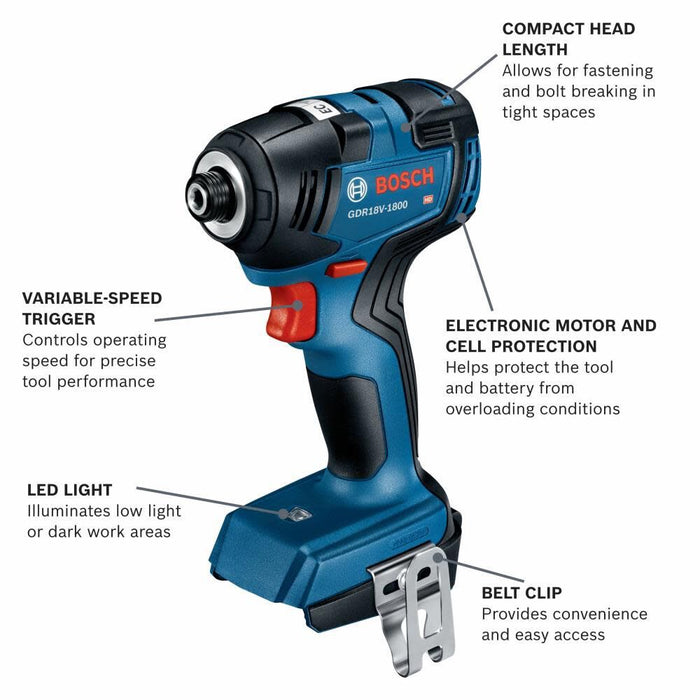 Bosch GXL18V-27B22 18V 2-Tool Combo Kit - 3