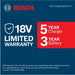 Bosch GXS18V-15N15 18V Starter Kit with (1) CORE18V 4 Ah Advanced Power Battery and 18V Standard Battery Charger - 6