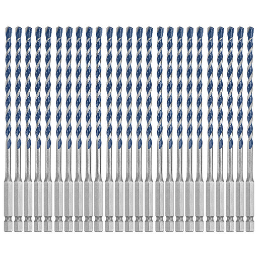 Bosch HCBG04B25T 25 Piece 3/16" x 6" BlueGranite Turbo Carbide Hammer Drill Bits