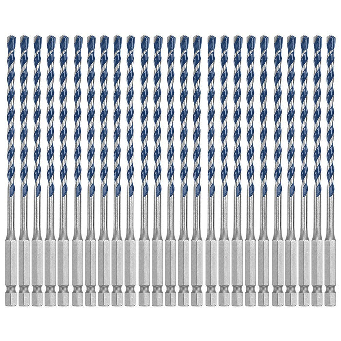 Bosch HCBG04B25T 25 Piece 3/16" x 6" BlueGranite Turbo Carbide Hammer Drill Bits