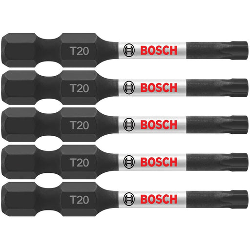 Bosch ITT20205 5 pc. Impact Tough 2 In. Torx #20 Power Bits