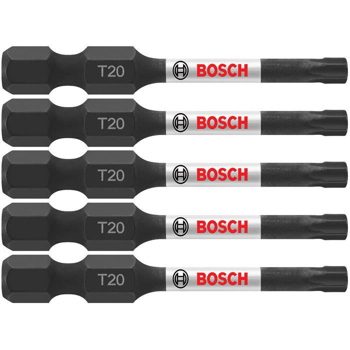 Bosch ITT20205 5 pc. Impact Tough 2 In. Torx #20 Power Bits