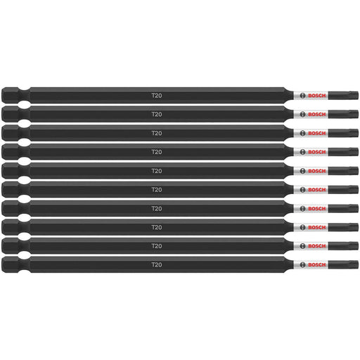 Bosch ITT206B 10 pc. Impact Tough 6 In. Torx #20 Power Bits (Bulk Pack)
