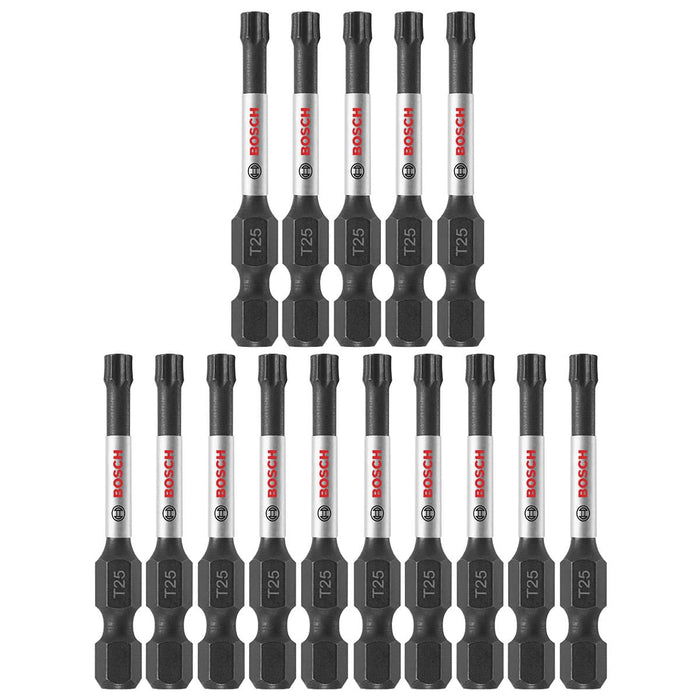 Bosch ITT25215 15 pc. Impact Tough 2 In. Torx #25 Power Bits