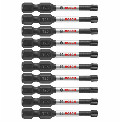 Bosch ITT252B Impact Tough 2" Torx T25 Power Bits Bulk Pack (10 Pack)