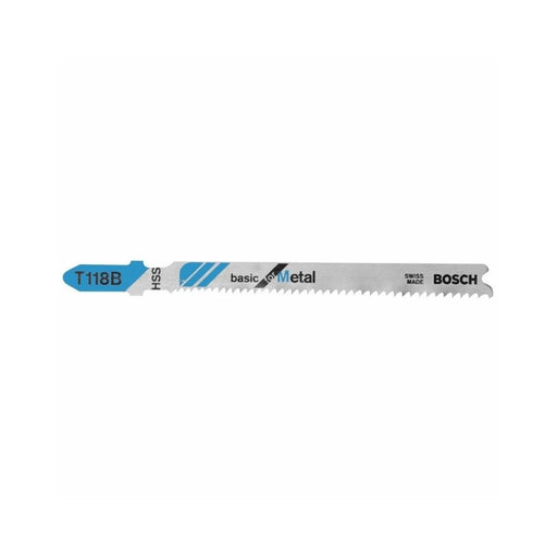 Bosch T118B100 100-Piece 3-5/8" 11-14 TPI Basic for Metal T-Shank Jig Saw Blades