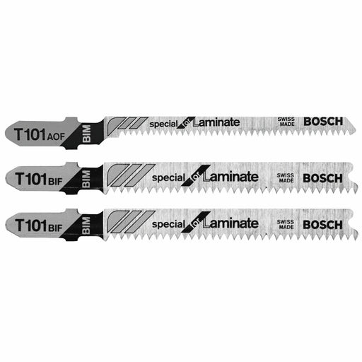Bosch T503 Bi-Metal T-Shank Jig Saw Blade Set for Hardwood and Laminate Flooring (3 Pack)
